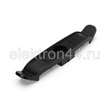 Держатель плоского кабеля двусторонний для прямого монтажа на 4 места черный Промрукав 20шт/уп